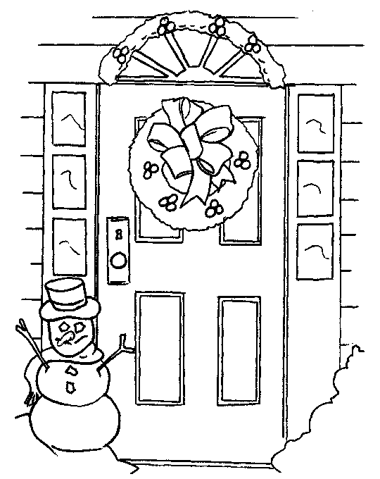 Front Door Santa